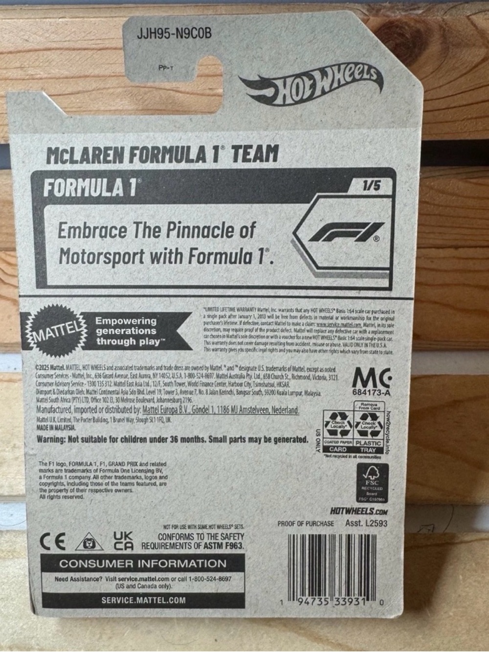 Hot Wheels Racing F1 & Motorcycles Diecast Car 1:64 Scale Unopened New Lot (7) - Picture 8 of 13